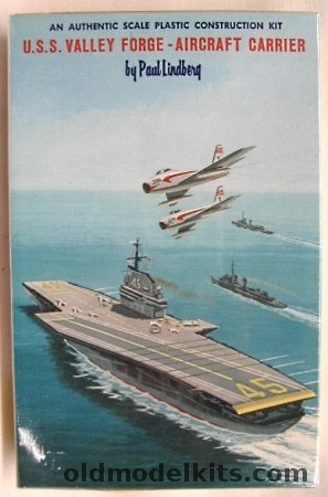 Lindberg 1/1550 USS Valley Forge CV-45, 9708 plastic model kit